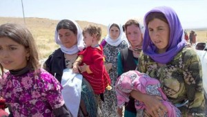 Displaced Yazidis